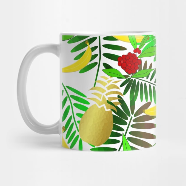 TROPICAL Paradise With Fruit by SartorisArt1